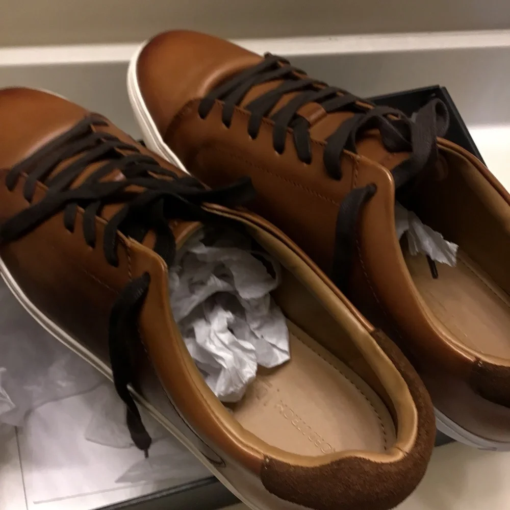 NORDSTROM LEATHER SNEAKERS MENS - Picture 7 of 16